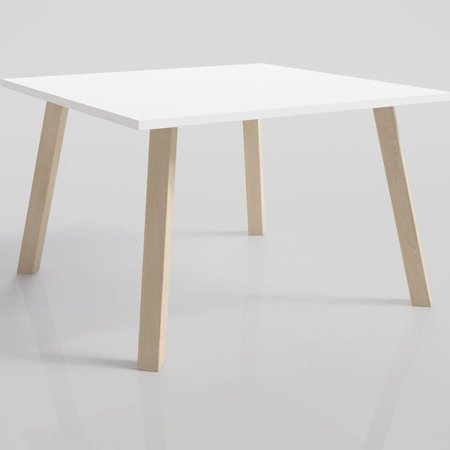  Table basse blanc mat Doris 70 x 45 x 70 cm