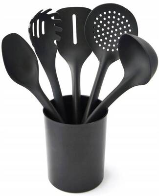 Les ustensiles de cuisine Handy 6 pièces noir