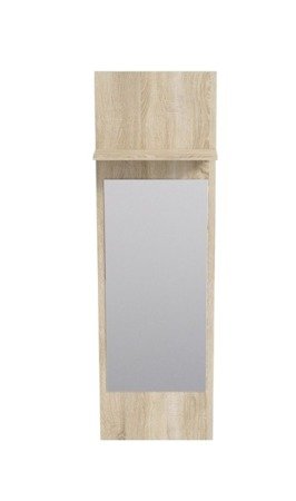 Panneau miroir pour l'entrée Merlin chêne sonoma 129 x 40 cm