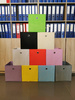 Boîte de rangement en tissu Clever Box noir