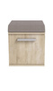 Pouf de couloir Merlin chêne sonoma 48 x 40 x 35 cm