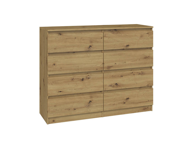 Commode 8 tiroirs PARI 8 chêne Artisan