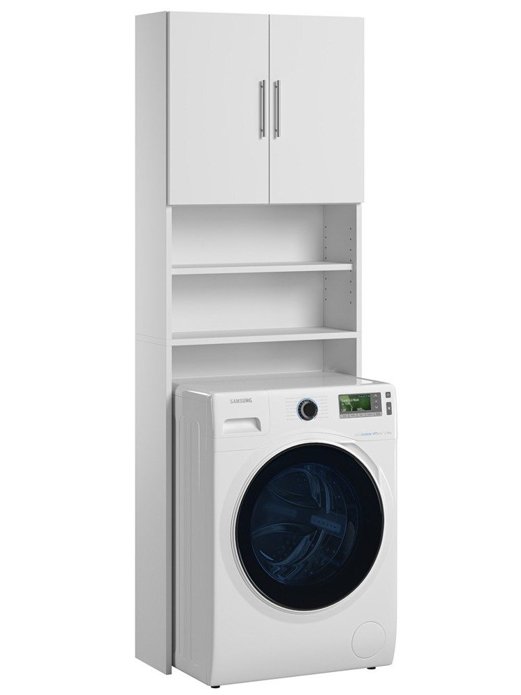 Meuble pour machine à laver Ariel blanc 190 x 64 x 25 cm
